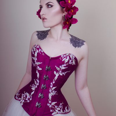 Secret Garden Silk Dupion Corset