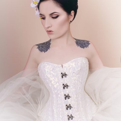 Moonlit Angel Organza Corset